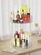 WNYT 2 Tiers Rotating Makeup Organizer, 360° Acrylic Storage for Vanity Countertop, Dresser Bathroom Organizers