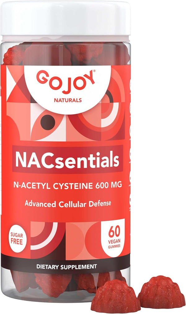 7-in-1 Vegan NAC 600mg Gummies - Sugar Free N Acetyl Cysteine Supplement with Vitamin C, ALA, Resveratrol & More