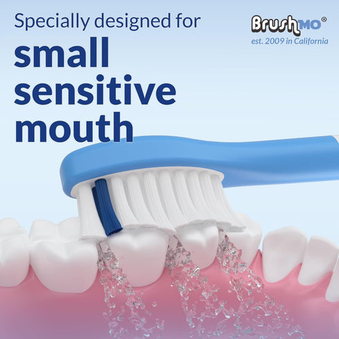 Brushmo Extra Soft Replacement Toothbrush Heads for Kids Ages 7+, Compatible with Philips Sonicare HX6042/94, 8 Pack