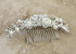 Wedding Hair Comb for Bride & Maid of Honor Gift, Silver Rhinestone & Pearl Hair Accessories for Women