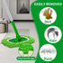 HGVRA (4 Pack Reusable Microfiber Mop Pads, Compatible with Sweeper Sweeping Mopping pad Refills Cloths