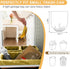 5 Rolls Small Trash Bags, 2.6 Gallon, 100 Count, Durable Plastic Bags for Kitchen Office Home