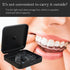 Retainer Case, ARGOMAX Aligner Case, 2 Piece Orthodontic Box for Braces (Black)