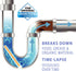 SANI 360° Sani Sticks Drain Cleaner and Deodorizer, 24 Count, Orange Scent, Safe for Sinks and Septic Tanks