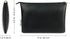 Narwey Small Makeup Bag - Vegan Leather Travel Pouch, Zipper Cosmetic Bag for Women (Black)