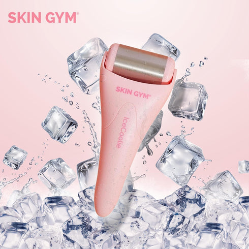 Skin Gym Ice Roller for Face - Anti Aging Ice Face Roller & Eye Roller for Puffiness Relief, Travel Size