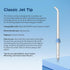 Replacement Heads for Waterpik Water Flosser, 2 Classic Jet Tips, 2 Orthodontic Tips, 2 Plaque Seeker Tips