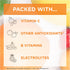 Emergen-C 1000mg Vitamin C Powder with Antioxidants, B Vitamins, Electrolytes, Strawberry Kiwi Flavor - 30 Count