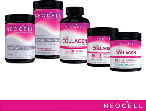 NeoCell Super Collagen with Vitamin C and Biotin, 180 Count, Skin, Hair and Nails Supplement