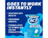 ACT Dry Mouth Moisturizing Gum, Sugar Free, Soothing Mint, 20 Count (Pack of 2)