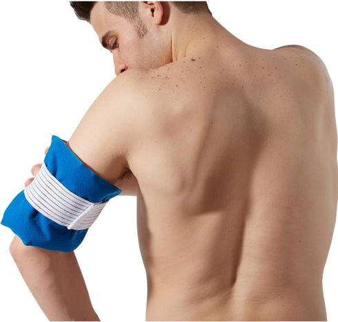 Thera-Med Universal Cold Pack Pad, Ice Pack for Ankles, Wrists, Elbows & Knees, Dual-Sided Therapy