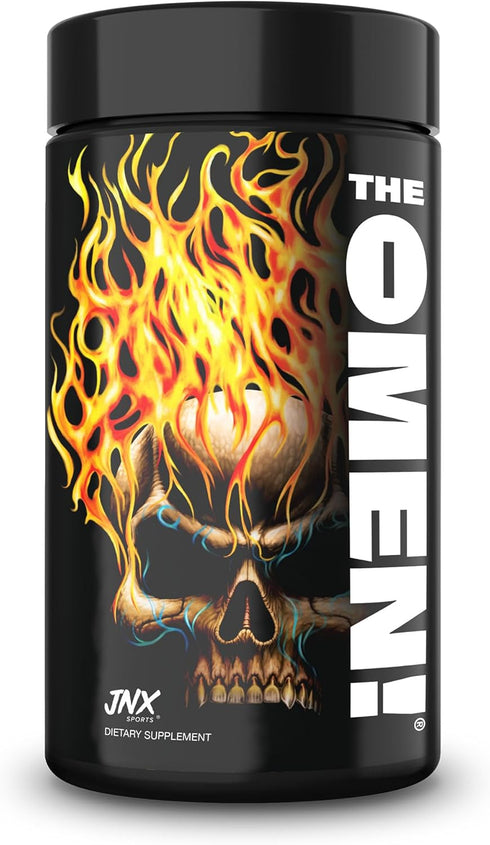 JNX SPORTS The Omen! Fat Burner Dietary Supplement, 50 SRV, 100 Caps for Men & Women