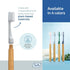 TEPE Choice Soft Toothbrush, Gray, Dental Toothbrush with 3 Replaceable Heads for Effective Teeth Cleaning