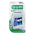 GUM Soft-Picks Advanced Dental Picks for Teeth Cleaning and Gum Health, Disposable Interdental Brushes with Carry Case,