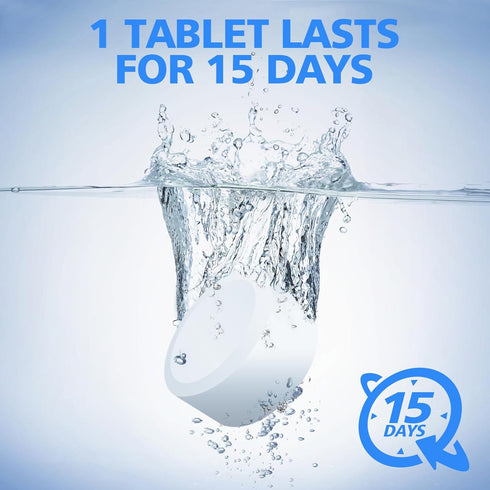 USKICH Toilet Bowl Cleaner Tablets, 20 PACK, Automatic Cleaners with Bleach