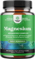 High Absorption Magnesium Complex Supplement - 500mg Magnesium Oxide & 500mg Magnesium Citrate for Sleep Support