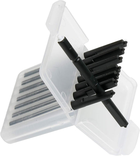 Hearing Aid Wax Guard Filter for Phonak, Widex, Resound - 40 Filters Cleaning Kit Accessory (Black)
