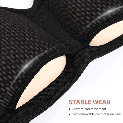 Tenbon Inguinal Hernia Belts for Men & Women, Adjustable Waist Strap with 2 Removable Compression Pads