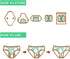 Teamoy 11.6" Reusable Washable Sanitary Pads, 6Pcs Cloth Menstrual Napkins with Wet Bag for Heavy Flow or Overnight Use