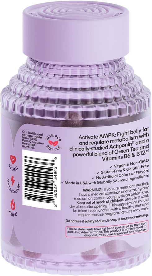 Lemme Burn - Metabolism, Belly Fat Burning + AMPK Activating Supplement for Men & Women, 60 Count