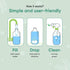 Window and Glass Refill 8-Pack, Certified Compostable Natural Cleaning Solution, Eco-Friendly