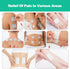 24 PCS Electrode Replacement Pads for TENS Unit & Portable Hard EVA Travel Case, Protective TENS Accessories Carrying