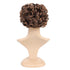 SWACC Short Messy Curly Dish Hair Bun Extension, Easy Stretch Combs Clip in Ponytail Extension Scrunchie