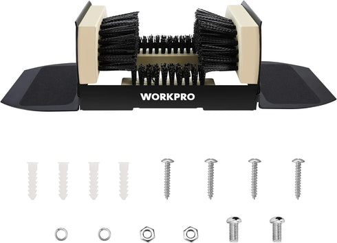 WORKPRO Boot Brush Scraper Outdoor, Shoe Cleaner Brush, Boot Scrubber, Heavy Duty