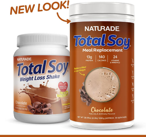 Naturade Whole Chocolate Pure Soy Meal Replacement, 17.8 Ounces