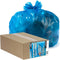 Ultrasac Recycling Bag, 33 Gallon, 9 Mil, 33"x38", Translucent Blue, 50 Count w/Ties