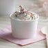 Sheriffdrink Frozen Frozen Pack 100 Ice Cream Paper Cups Yogurt Cup White Dessert Bowls Dessert Supplies