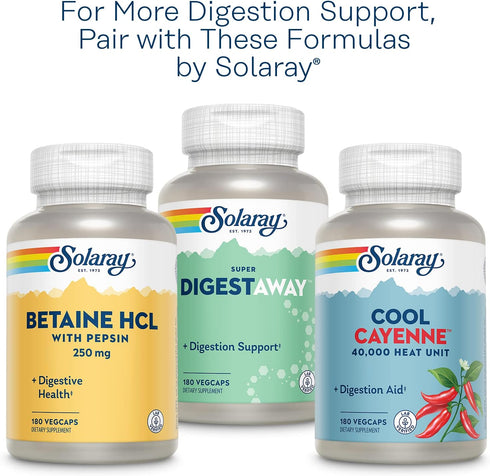 Solaray Organically Grown Ginger Root 540mg | Vegan & Non-GMO | Healthy Cardiovascular, Digestive, Joint & Menstrual