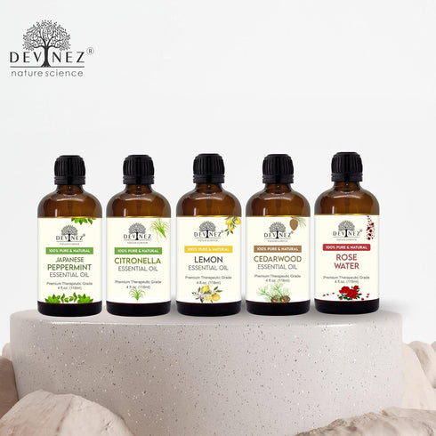 Lemongrass Essential Oil - 4 oz (118 ml) with Premium Dropper - Therapeutic Grade, 100% Pure Natural Diffusers Oil