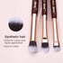 Jessup Professional Eye Makeup Brushes Set - 15pcs for Eyeshadow, Blending, and Eyeliner