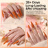 Modelones Fall Gel Nail Polish, 15 ML Bright Neon Yellow Orange Gel Polish, Soak OFF UV LED Nail Polish for Autumn