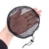 YANTAISIYU 5Pcs Black Ponytail Hair Net - Elastic Drawstring Ponytail Wig Cap for Hair Bun Making Tool for Women