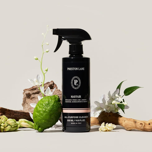 Preston Lane Luxury All-Purpose Cleaner, Mayfair Scent | Bio-Based Multi-Surface Spray | Streak-Free Finish, Lifts