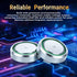 YIGOCELL LR41 AG3 392 384 192 SR41SW CX41 L736 1.5V Clock5-Year Life(10 Count) Advanced Alkaline Battery, Button