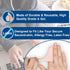 Finger Cots, Gel Finger Tips Protector, Finger Covers (14PCS, L size) - New Material (Latex-Free) for Finger Cracking,