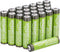 Amazon Basics 24-Pack Rechargeable AAA NiMH Batteries, 850 mAh, High-Capacity, Recharge up to 500x Times