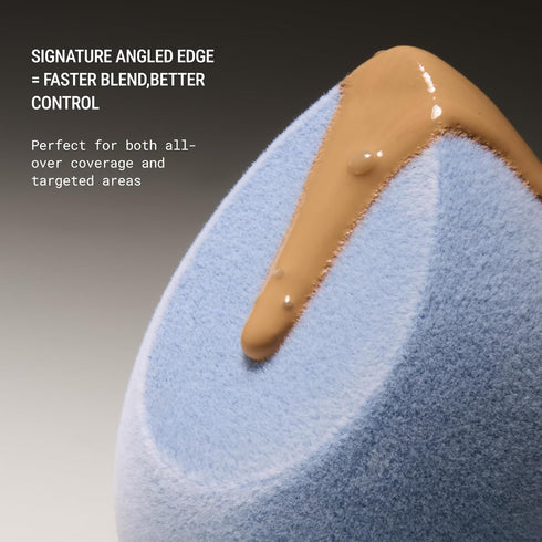 JUNO & Co. Microfiber Sponge, Latex-Free, Dual Layer Technology, Flawless Makeup Blender for Foundations