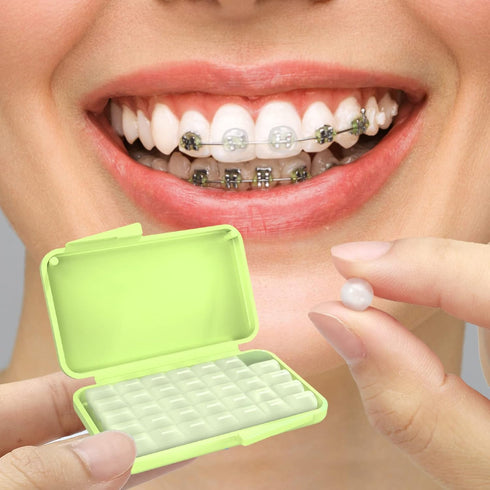 BVN Braces Wax Dental Wax: 10 Boxes Orthodontic Wax Strips for Braces, Tooth Wax for Relief