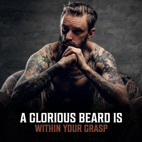 Viking Revolution Beard Oil for Men, 3 Pack Natural Variety Set - Sandalwood, Pine, Cedar, Clary Sage