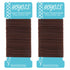 HOYOLS Ponytail Holders Hair Ties, No Metal Braided Bands, Elastic Thick Tie for Women, 50 Count, Brown