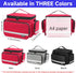 LEFORZ Student,Therapist,Doctors,Red(11.7x7.6x8inch) Small Medical Bag,First Aid Bag Empty,Home Health Nurse Bag