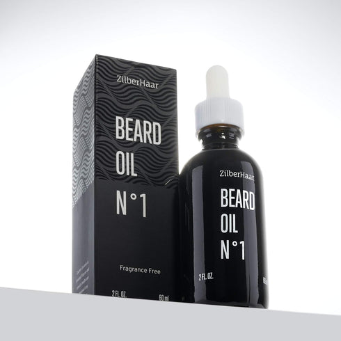 ZilberHaar Beard Oil N 1 - Pure Organic Moroccan Jojoba and Argan Oil for Natural Beard Growth and Hydration