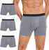 PurityLock Men's Washable Incontinence Boxer Briefs, Cotton Urinary Incontinence Underwear with Fly, Reusable