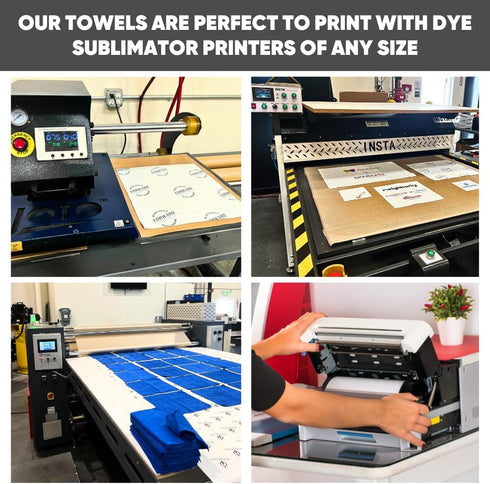 Microfiber Wholesale Sublimation Blanks Towels, Premium Kitchen Towels, Waffle Weave, 16x24 Inches, Pack of 6.