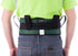 COW&COW Padded Gait Belt with 4 Handles, Quick Release Buckle, 5.5 inches (Black, Large)