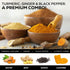 Turmeric Curcumin with Black Pepper Extract & Ginger Gummies - 95% Curcuminoids, Joint Support, Nature's Tumeric